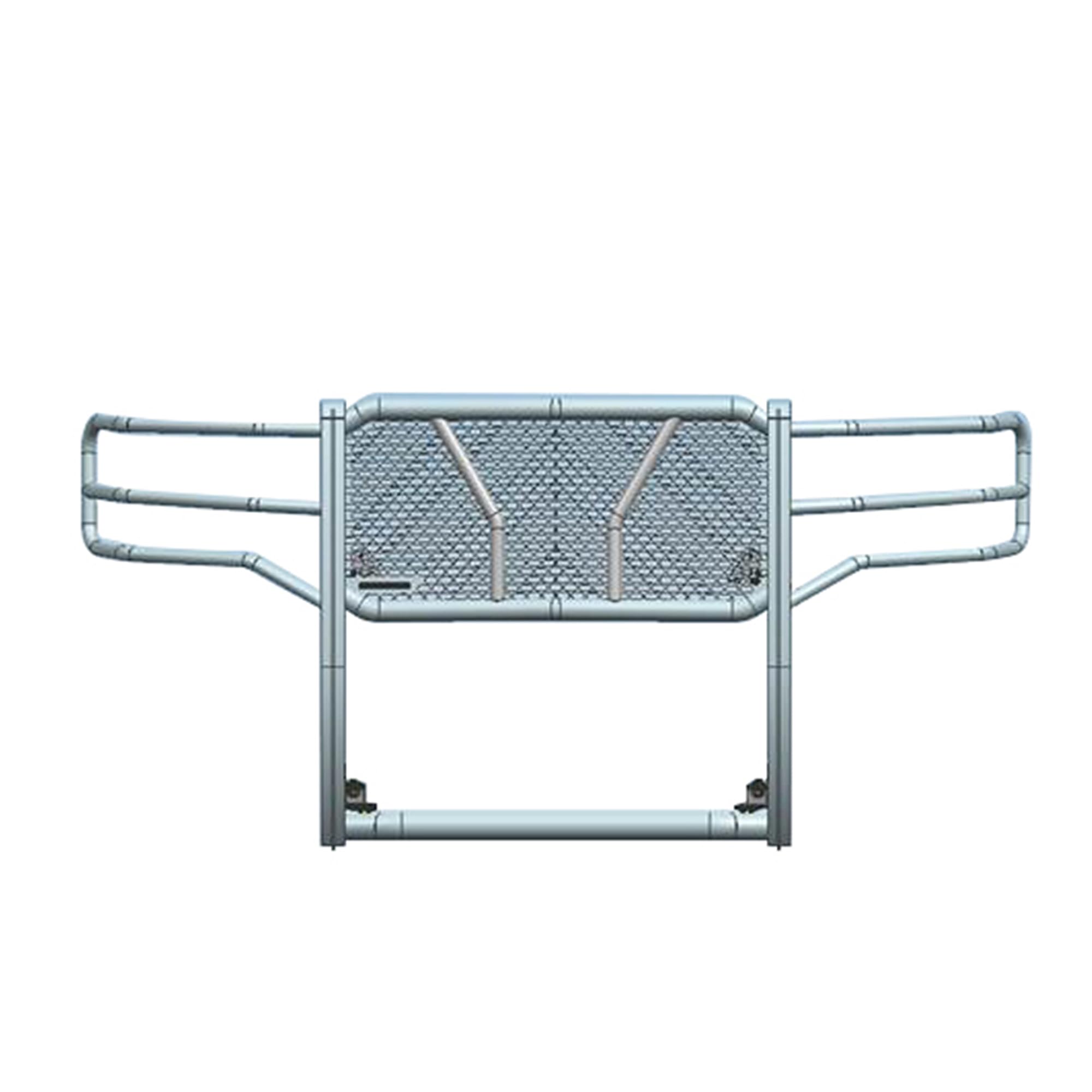 Rugged Black Horse Off Road Heavy Duty Grille Guard Modular Compatible with 2015-2019 GMC Sierra 2500 HD (Excl. Denali)|2015-2019 GMC Sierra 3500 HD (Excl. Denali)-RU-GMSI15-B