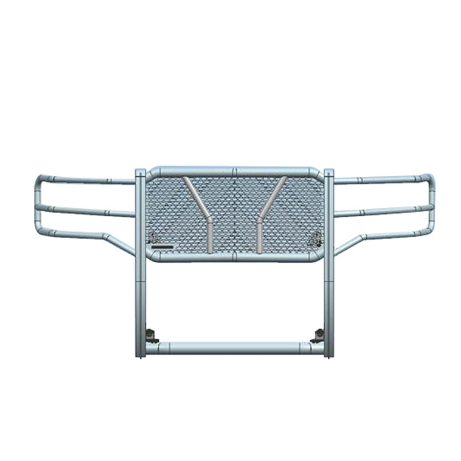 Rugged Black Horse Off Road Heavy Duty Grille Guard Modular Compatible with 2015-2019 GMC Sierra 2500 HD (Excl. Denali)|2015-2019 GMC Sierra 3500 HD (Excl. Denali)-RU-GMSI15-B