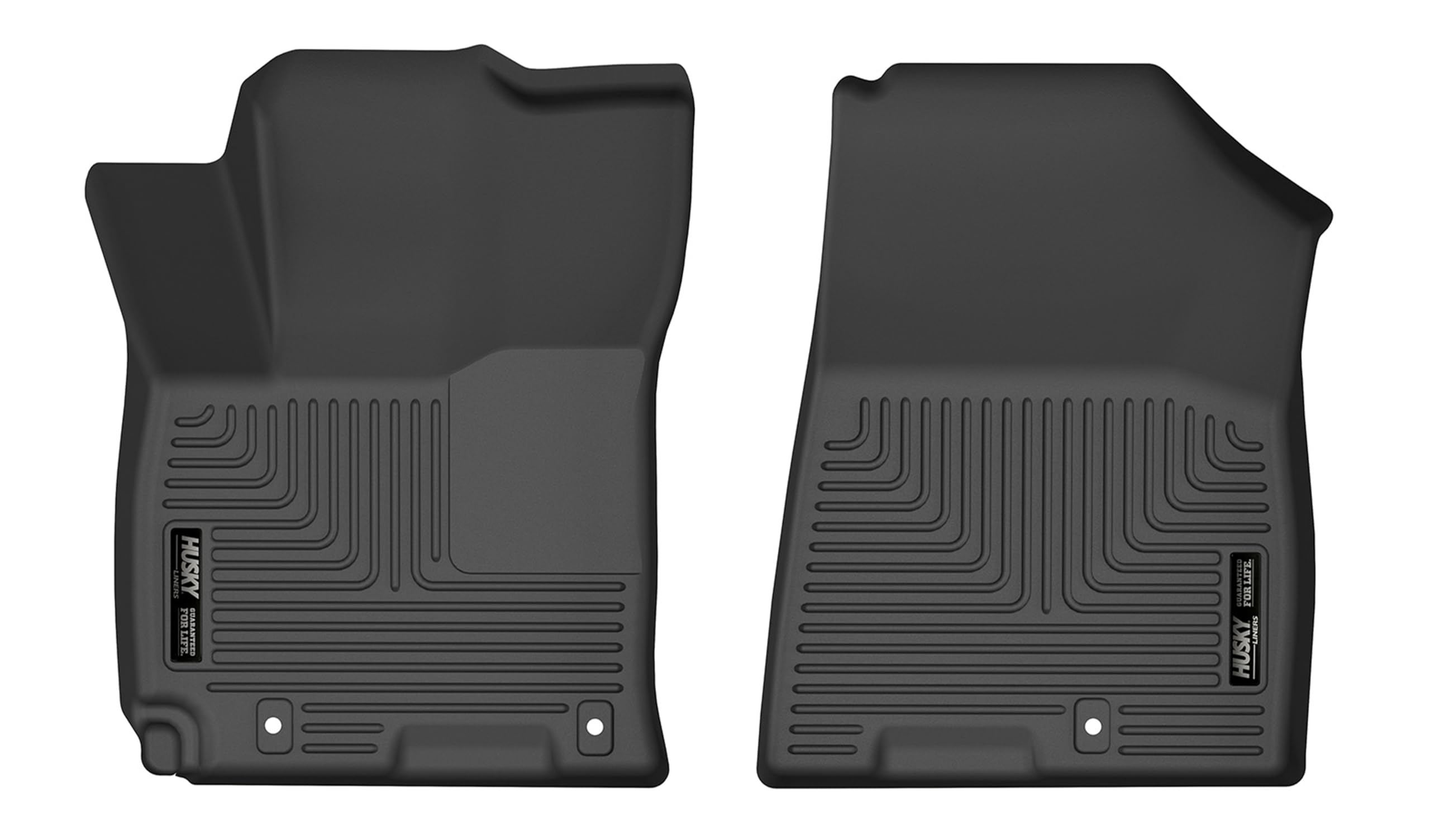 Husky Liners Floor Mats Weatherbeater | Fits 2020-2025 Hyundai Venue | Front Row, 1-pc Black - 15461
