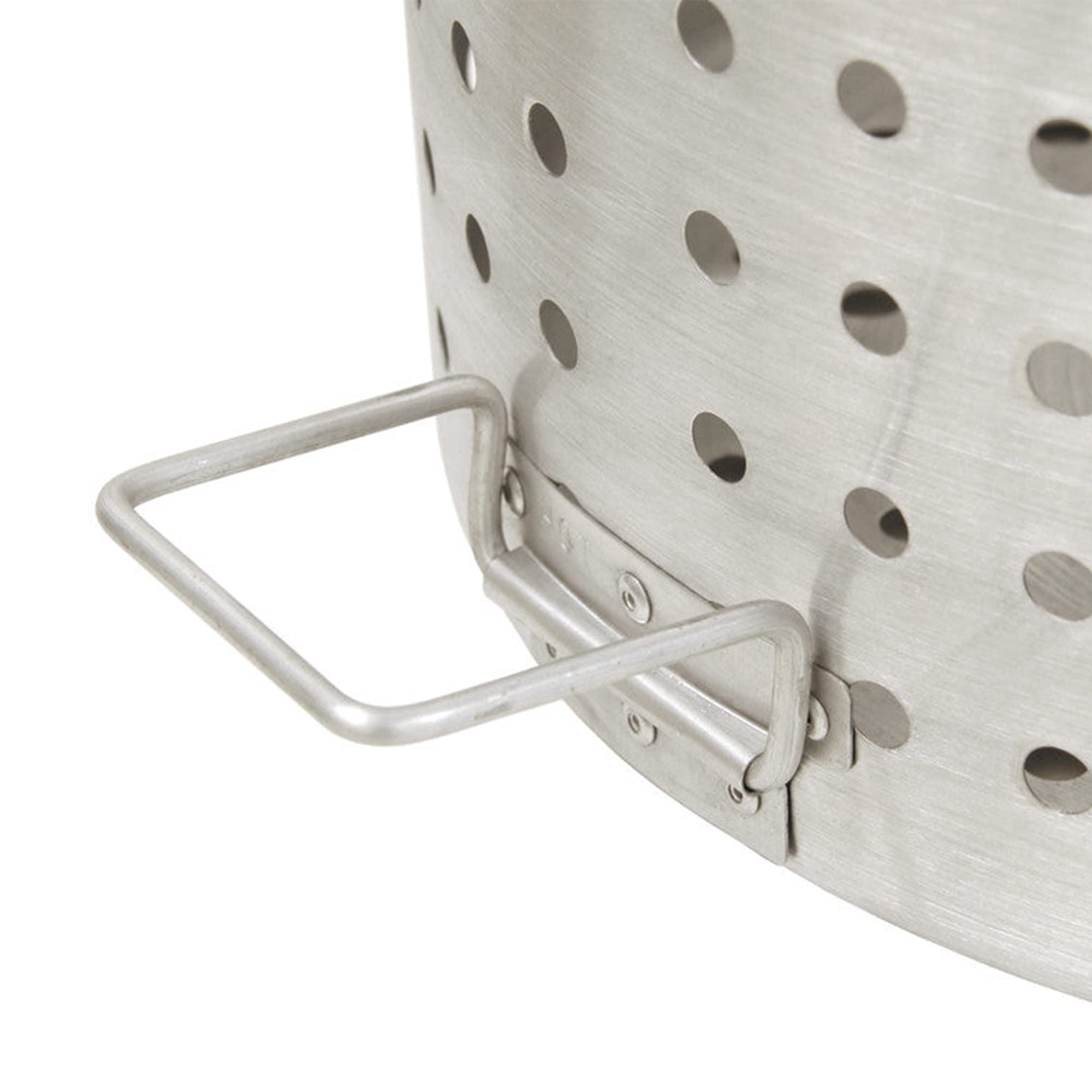 Bayou Classic 100-qt Handcrafted Aluminum Bayou Boiler Features Heavy-Duty Riveted Handles Reinforced Boiling Basket w/Helper Handle Made w/Heavy Gauge Aluminum