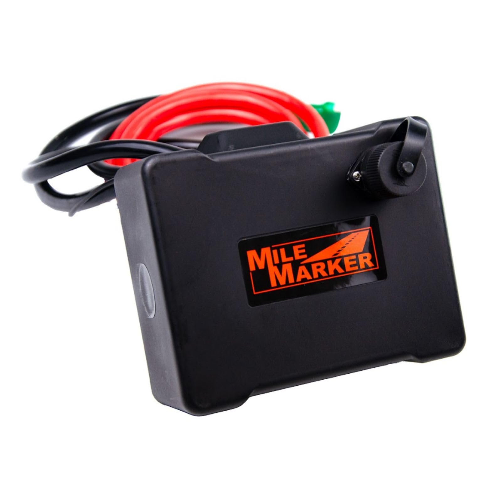 SEC15 Mile Marker 76-53260W Winch - 15000 lb. Pull Strength - Synthetic Rope & Hawse Fairlead - Built for Tough Terrains - Waterproof - Handheld Remote Controller Included - Withstands Rigorous Use