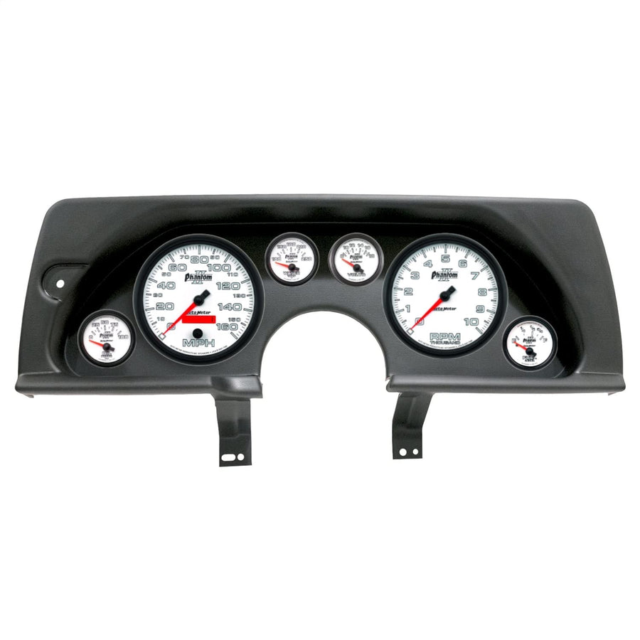 AutoMeter Dash Kit Direct Fit, (5" X2, 2 1/16" X4), Chevy Camaro 90-92, Phantom Ii (2926-10)