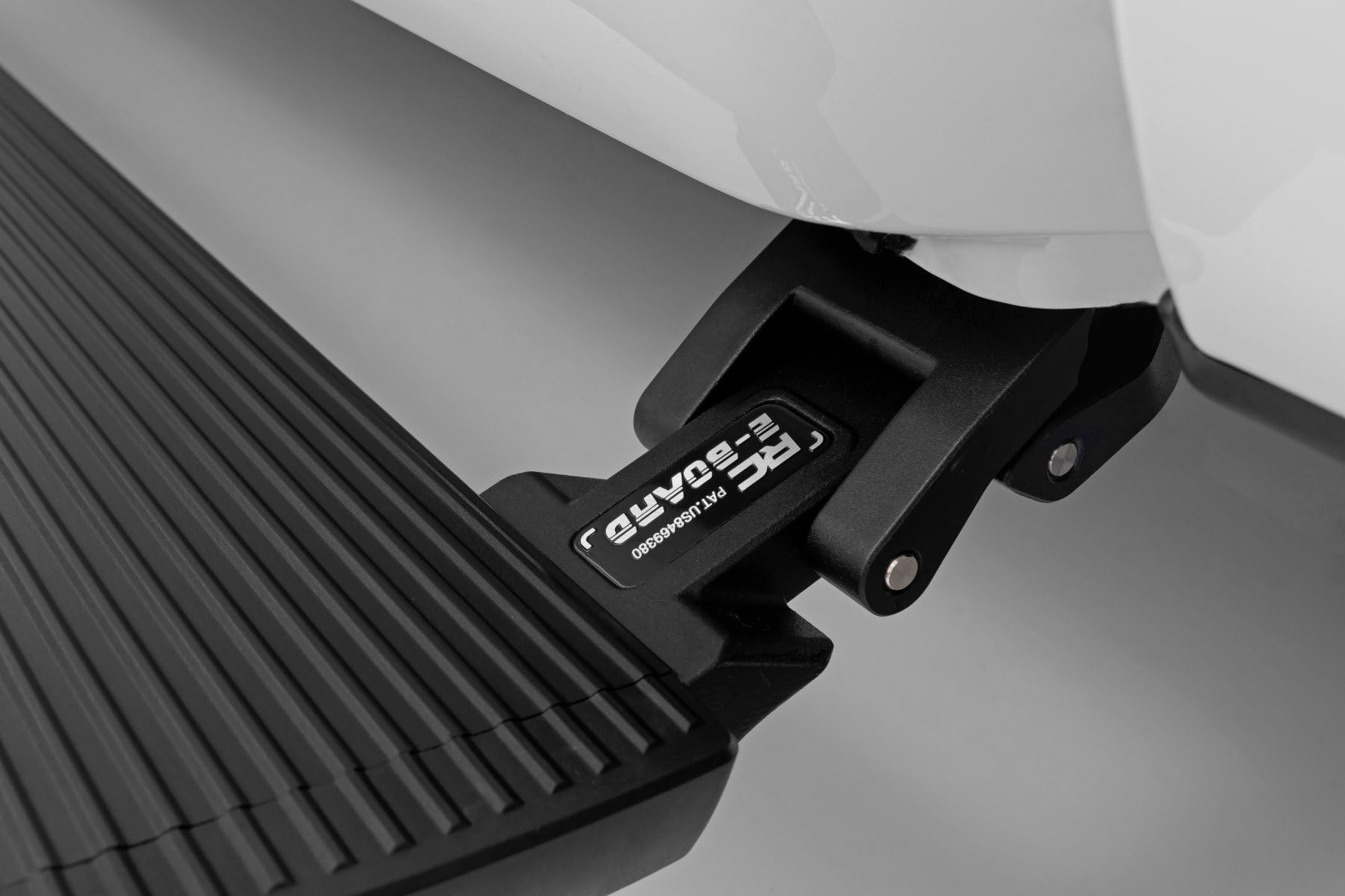 Rough Country Power Running Boards with LED Step Lights for 1500 Ram, Quad Cab (2009-2018) - Dual Motor Electric Powerstep Board & Retractable Truck Steps