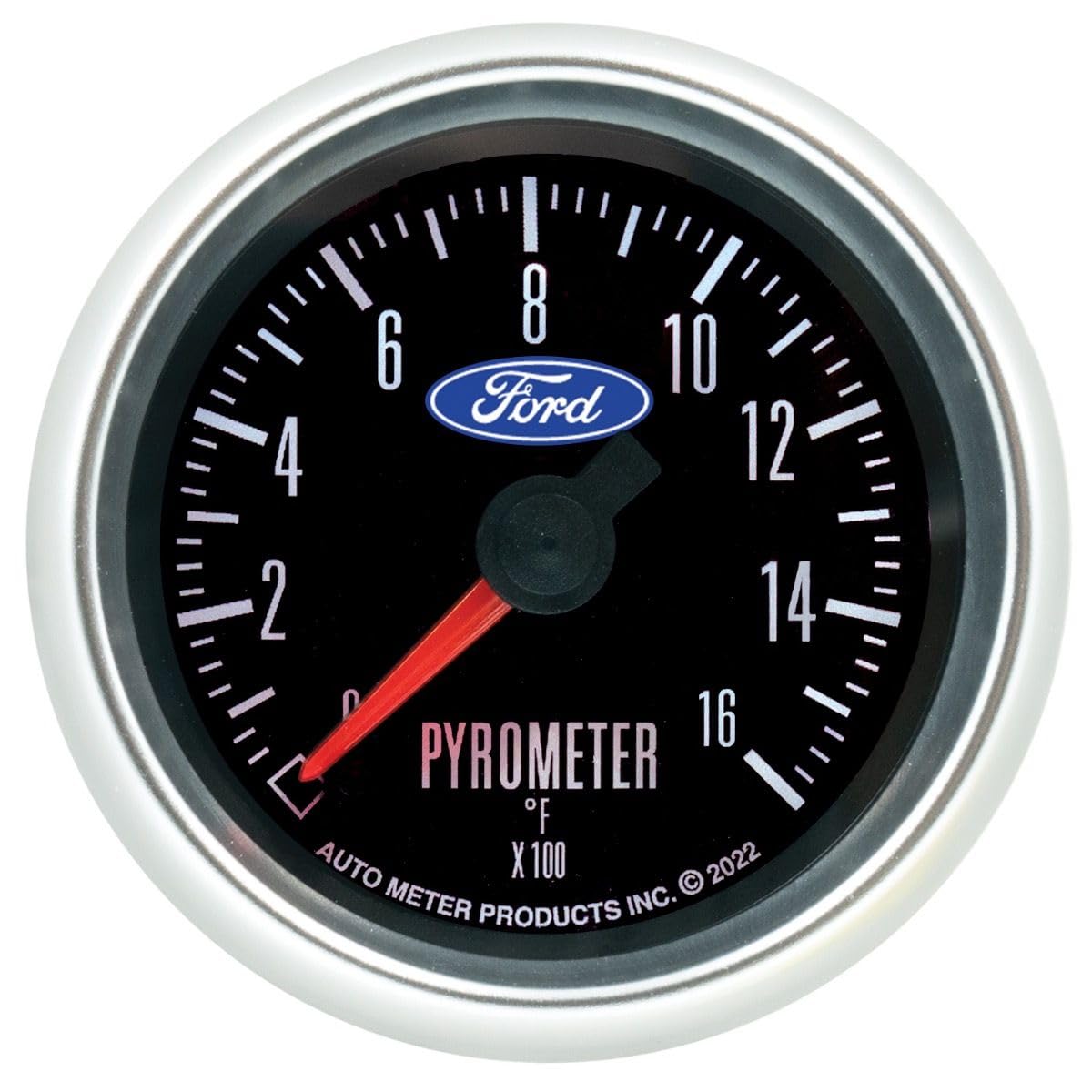 Auto Meter Gauge, 880905 Pyrometer (Egt), 2 1/16", 1600ºf, Digital Stepper Motor, Ford