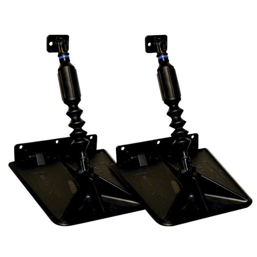 Nauticus Smart Tab Sx9510-60 Composite Trim Tabs 9.5” X 10” - F/15-18‘ Boat W/60-135hp - Black