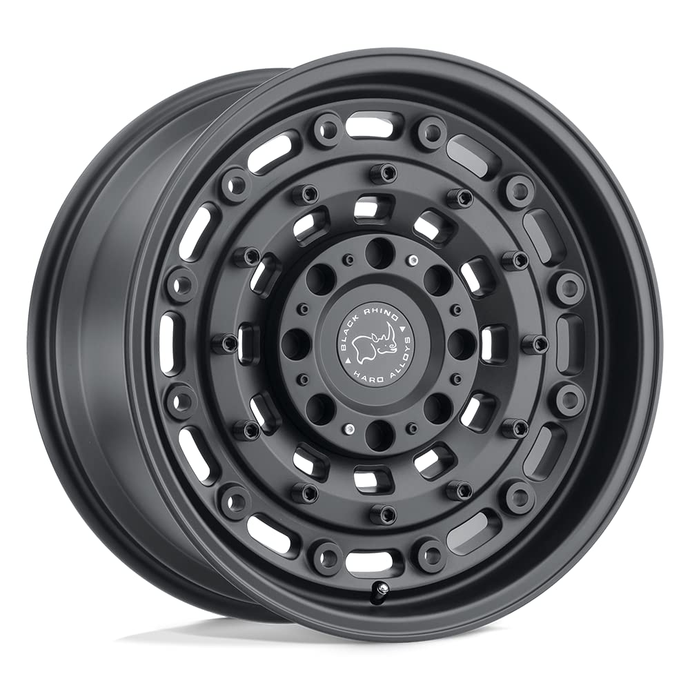 Black Rhino ARSENAL Hard Alloys 16X8 6X130 6 38mm TEXTURED MATTE BLACK - 1680ARS386130M84