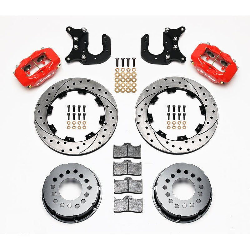 P/S FDLI Rear Kit, Drilled, Red