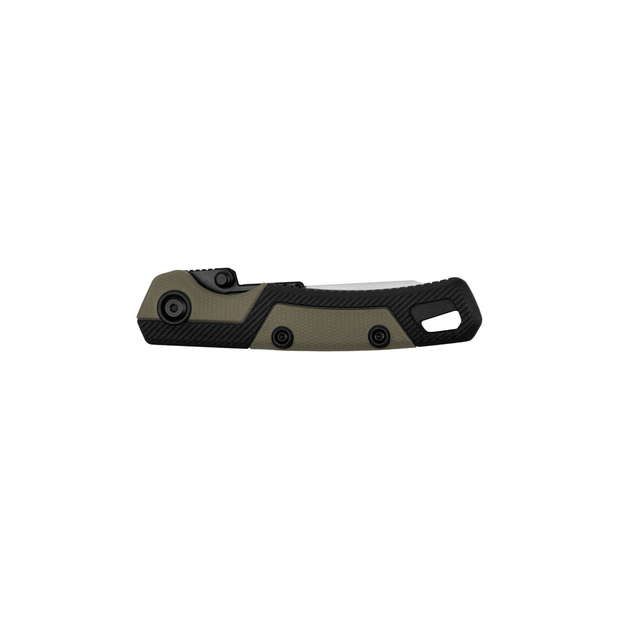 Kershaw RBK2 Lonerock, New Skinning and Caping Folding Knife, 2.8 inch Replaceable Surgical Blades, Includes Sheath and Extra Handle