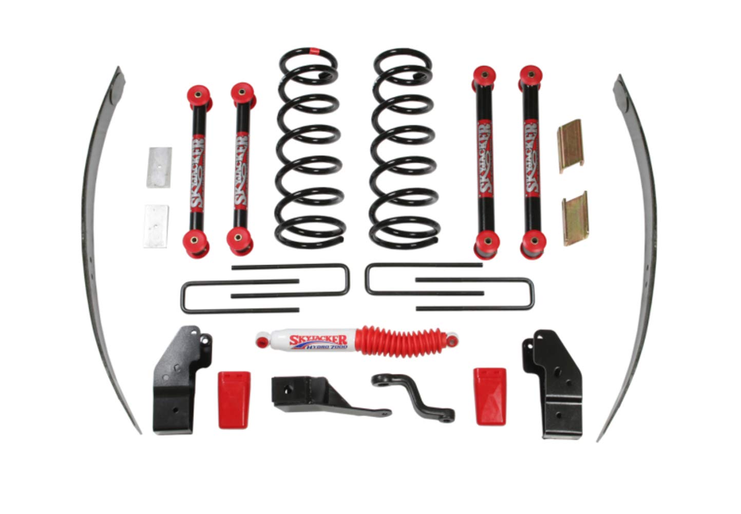 Skyjacker Lift Components D451K - Skyjacker 4WD Suspension Lift Kits Suspension Lift - 4WD - 4.0-4.5 in. Front - Leveled Rear Compatible with Ram 2500-3500 Pickup - Diesel - 8.0L V10 - Kit