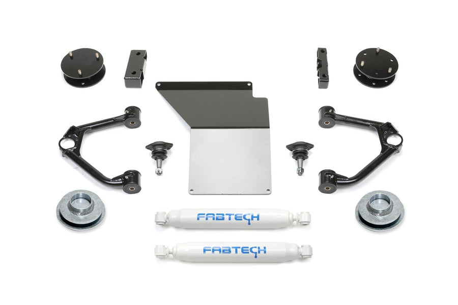 Fabtech K1060 Lift Budget System w/Shock w/Performance Shocks 4 in. Budget Lift System w/Shock