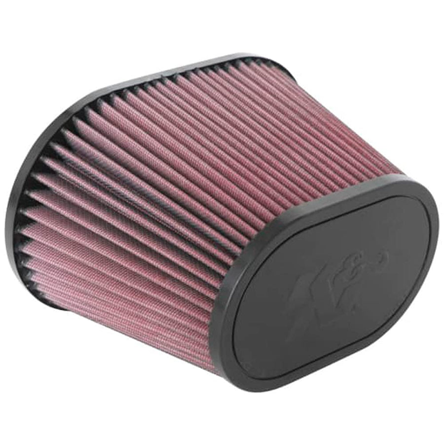 High-Flow K&N Original Lifetime Universal Clamp-On Air Filter: High Performance, Premium, Washable: Flange Diameter: 3.5 In, Filter Height: 5.5 In, Flange Length: 0.75 In, Shape: Oval Tapered, RU-5040