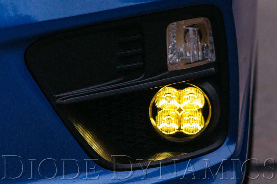 Diode Dynamics Fog Light Kit SS3 SAE/DOT Type A compatible with Ford, Subaru, Honda, Nissan, White SAE Fog Pro with Backlight