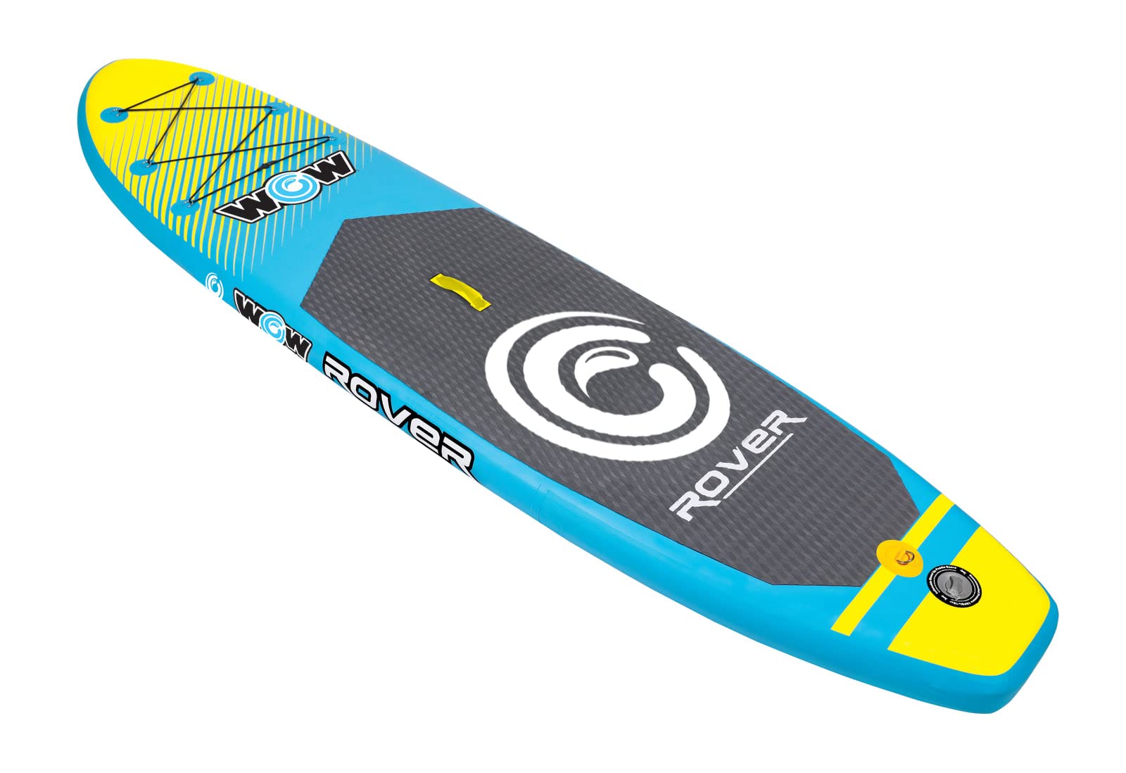 Rover Paddleboard - WOW Sports - Inflatable Paddleboard with Pump & Carrying Case - Perfect Lake Accessory