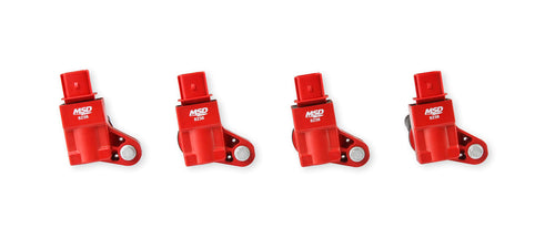 Blaster MSD 82384 Ignition Coils, Red, 4-Pack