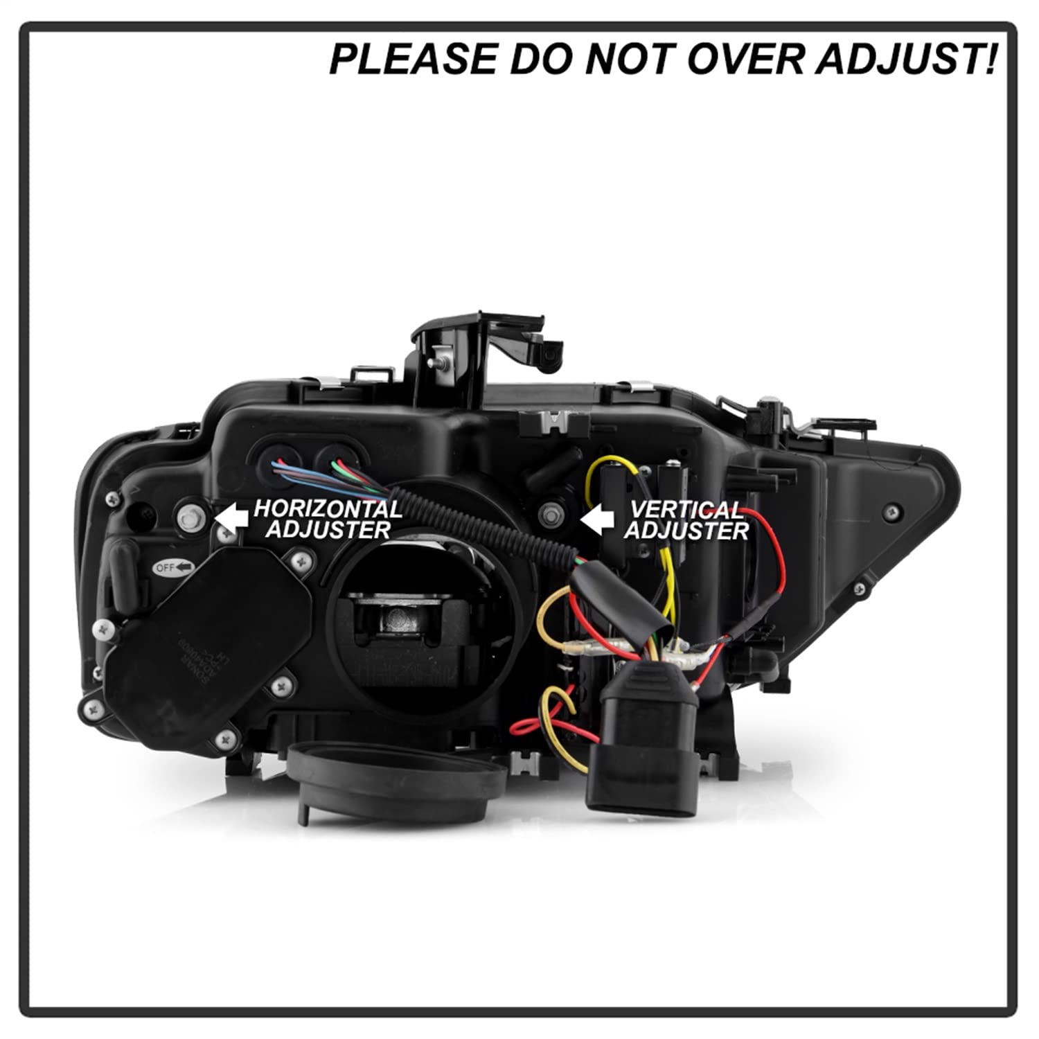 Headlights Spyder Apex (PRO-YD-AA413HALAP-BK)