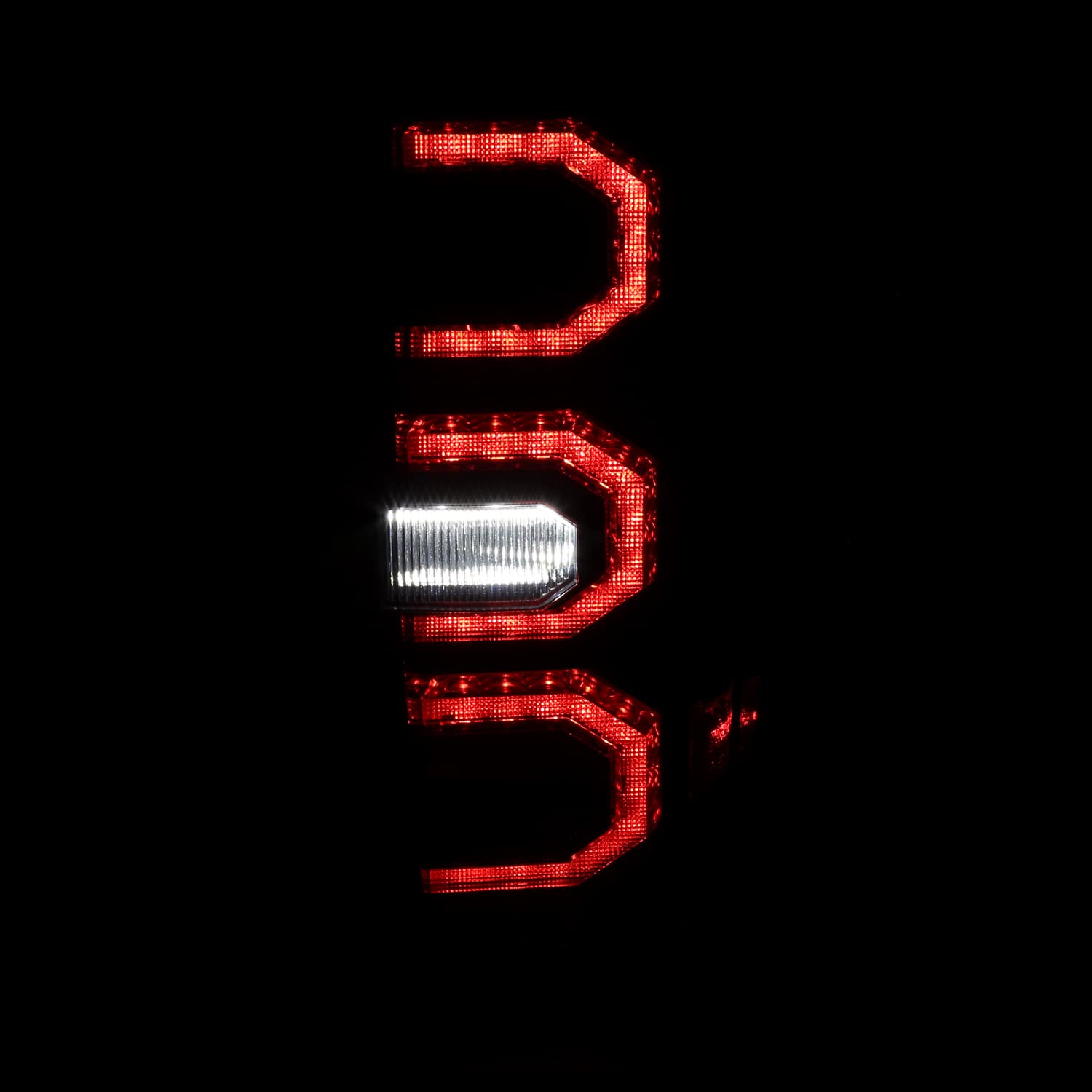 Glossy Black Smoke SPEC-D TUNING LED Tail Lights w/Sequential DRL Strips Compatible with 2016-2022 Toyota Tacoma, Left + Right Pair Assembly