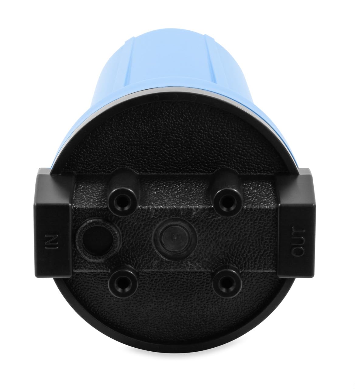 Blue 10" Sump/Black Cap 1/2" IO (Repl Housing)