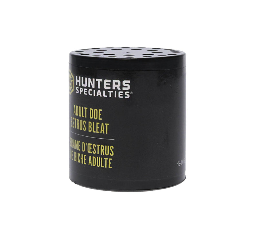 Hunters Specialties Doe Estrus Bleat Hunting Deer Calls - Authentic Vocalizations Rut Period Can Game Call Adult Doe Estrus Bleat