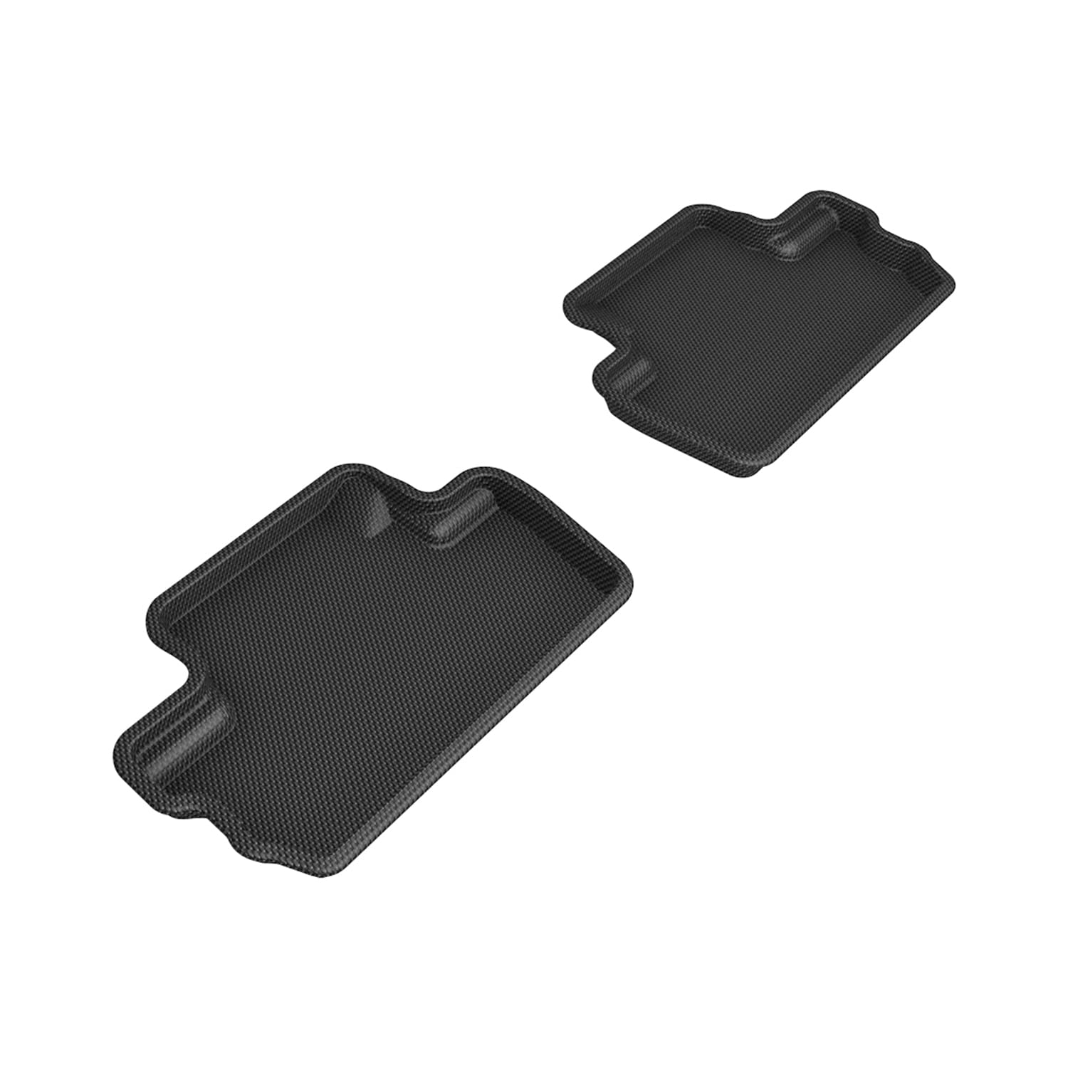 Custom Fit 3D MAXpider Kagu Floor Mat (Black) Compatible for Lexus is 2009-2015-Second Row