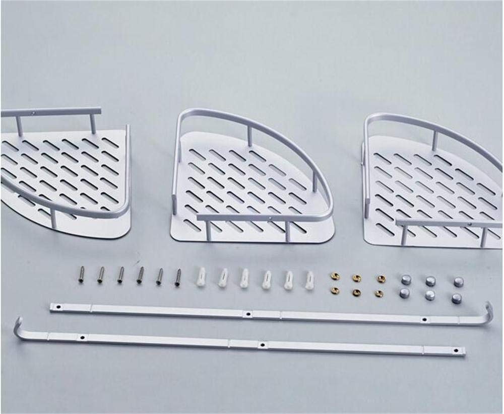 Bathroom BTBT space aluminum 3 layers triangular racks, cosmetic storage rack/Corner Shelf, wallmounted Bathroom Shelf