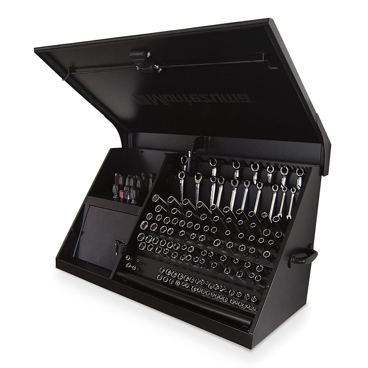 41" x 18" Heavy Duty Steel Toolbox Montezuma (steel, flat black)