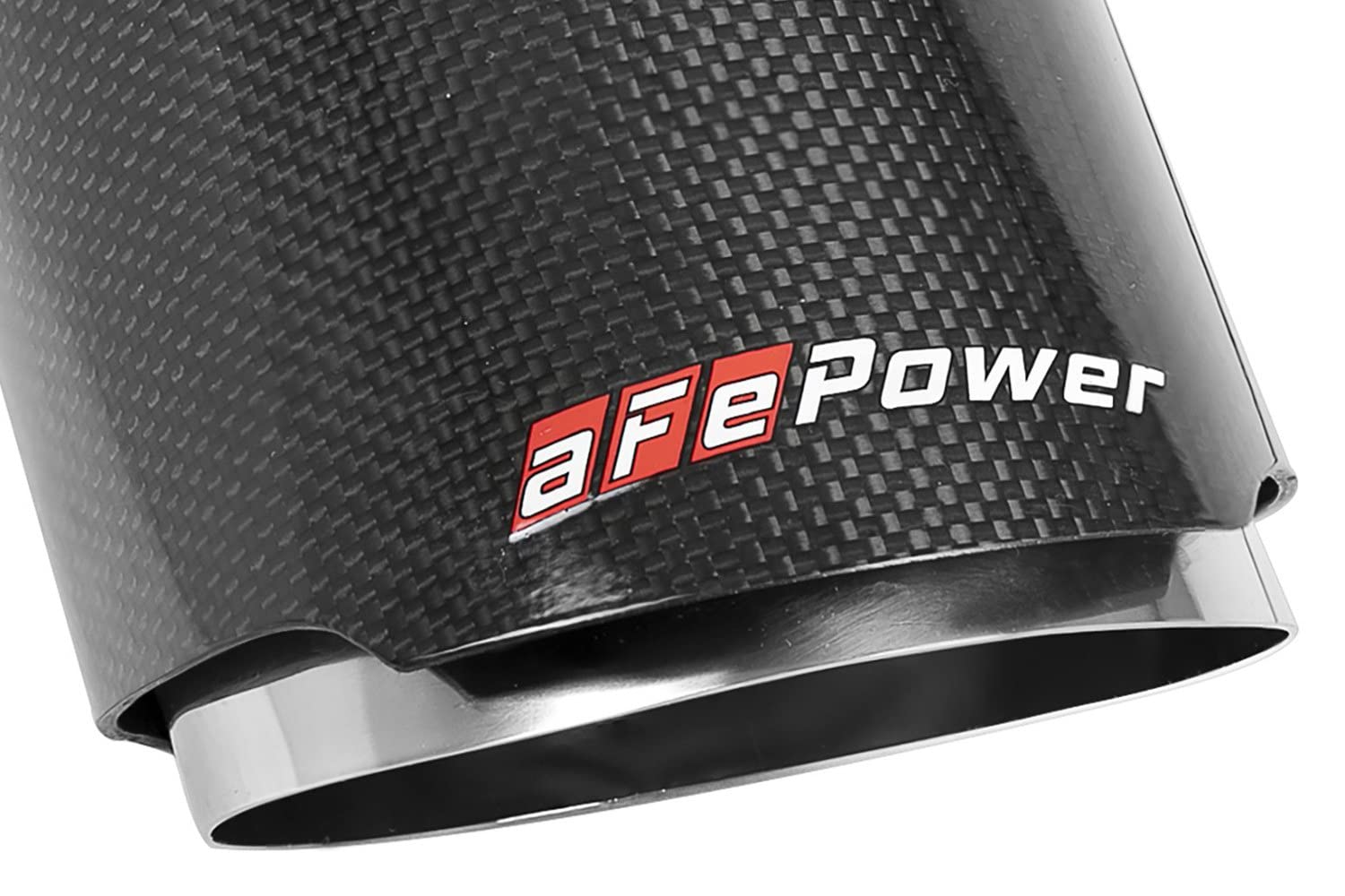 MACH Force-Xp aFe Power-49C32068-C 4-1/2" Carbon Fiber/Stainless Steel Exhaust Tips