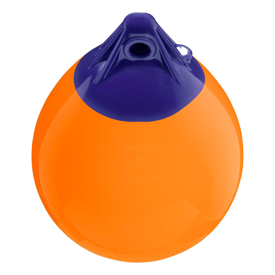 A-0 Standard Blue Ropehold - Orange Polyform A-Series Buoy