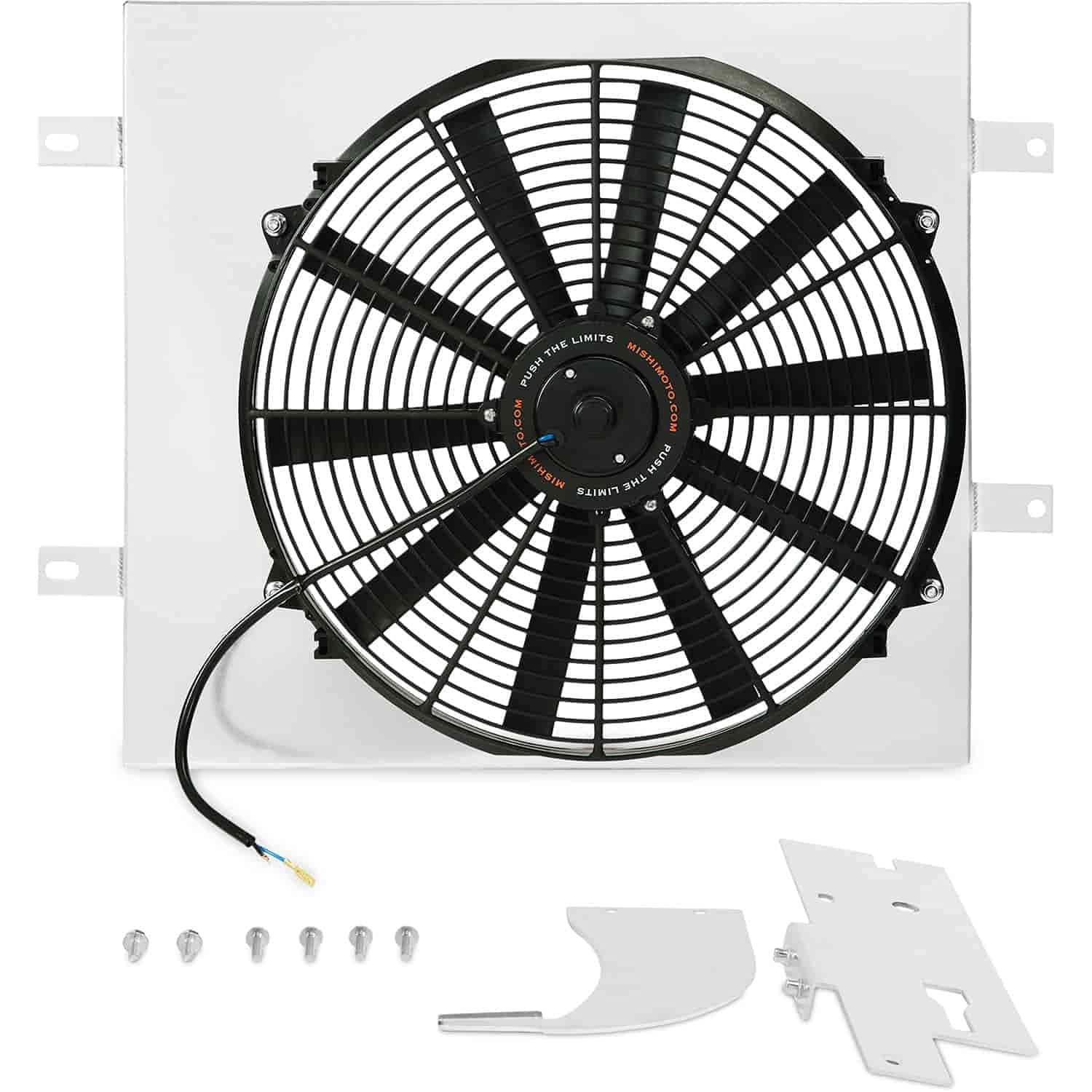 Mishimoto Fan Shroud MMFS-WRA-87 Fits Jeep Wrangler YJ TJ 1987-2006 Silver