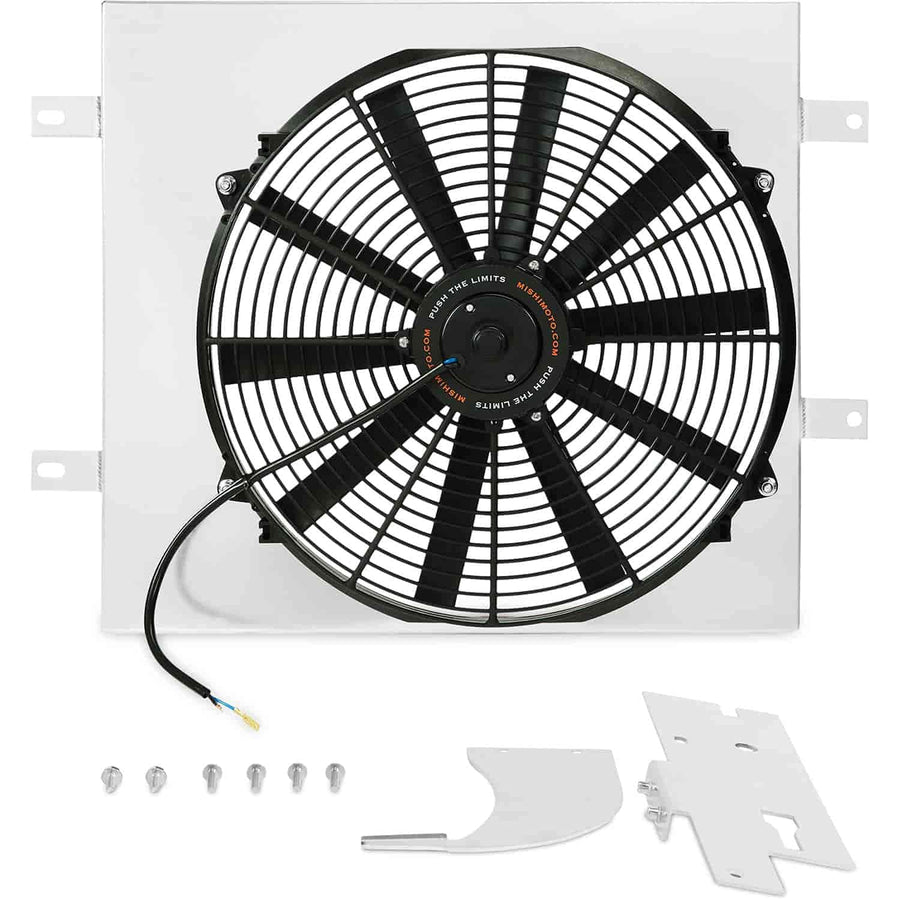 Mishimoto Fan Shroud MMFS-WRA-87 Fits Jeep Wrangler YJ TJ 1987-2006 Silver