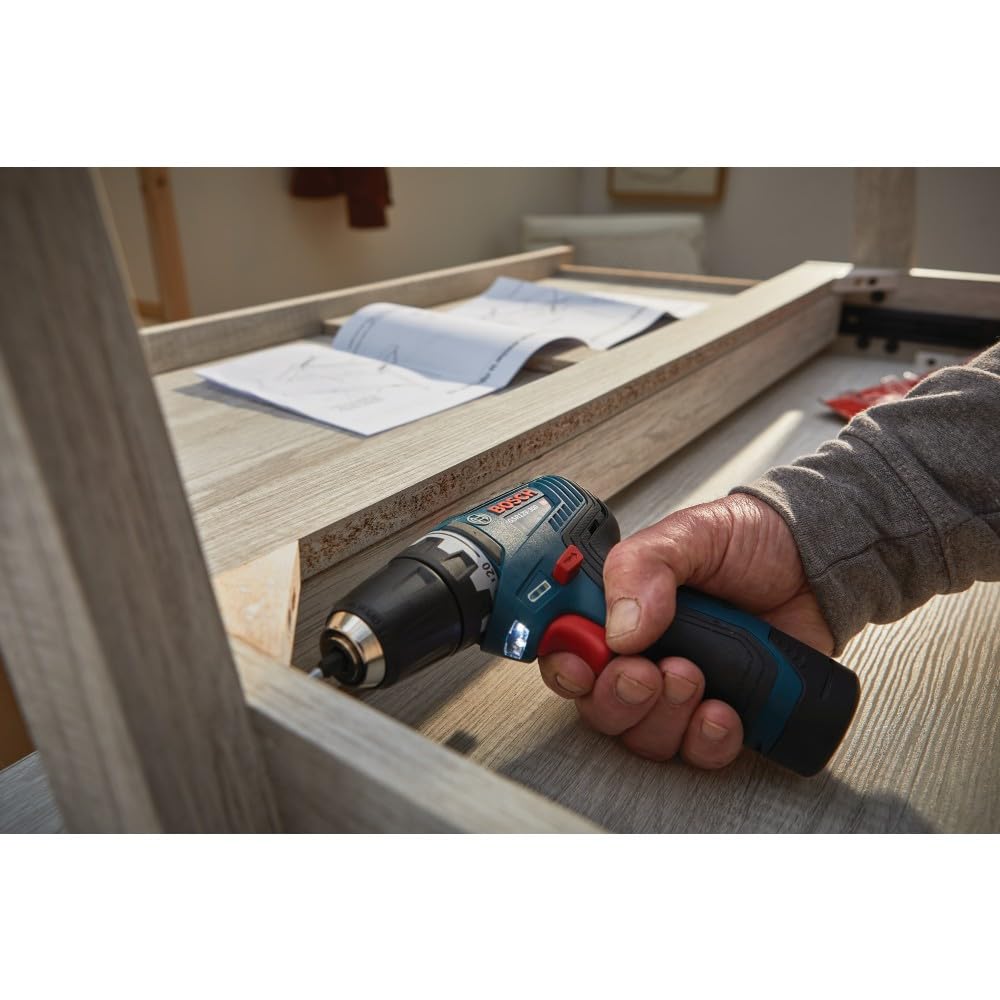 GXL12V-220B22 Bosch 12V Max 2-Tool Combo Kit with 3/8 In. Drill/Driver, 1/4 In. Hex Impact Driver and (2) 2.0 Ah Batteries