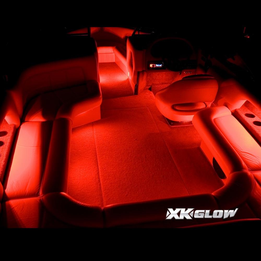 XKGLOW 4X 36 Strips + 4x10 Flex Strips2 Million Color LED Accent Light Marine/Boat Kit XK074011