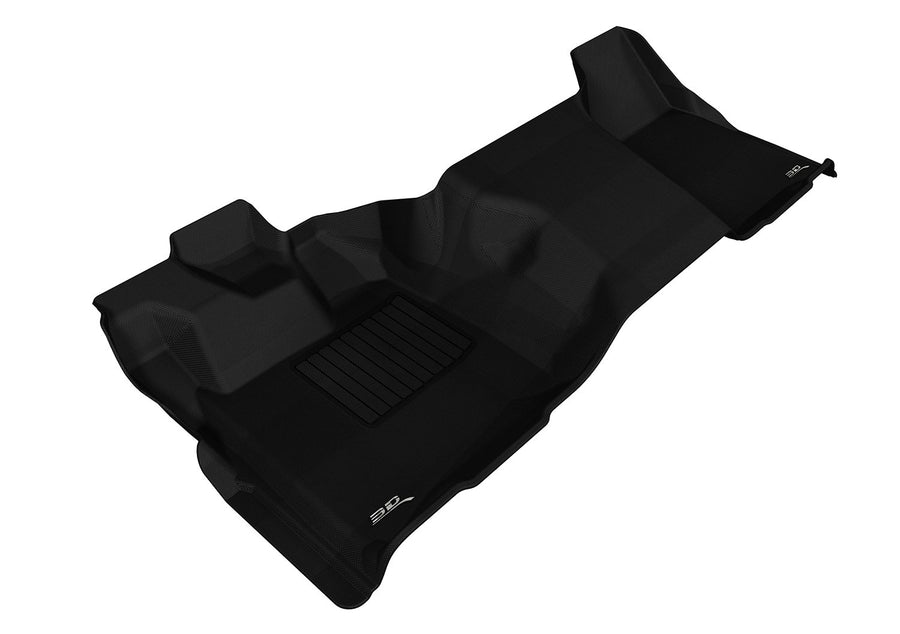 3D MAXpider - Front Row Custom Fit All-Weather Floor Mat for Select Ford Models L1FR06611509 - Kagu Rubber (Black)