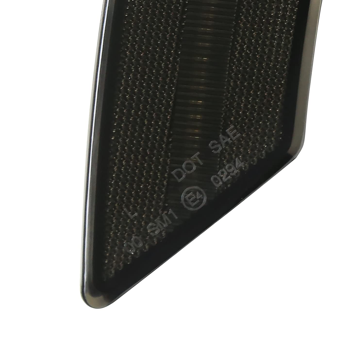 Ford Ranger 2019-2021 2PC LED Side Marker Lights (Chrome Housing/Smoke Lens)
