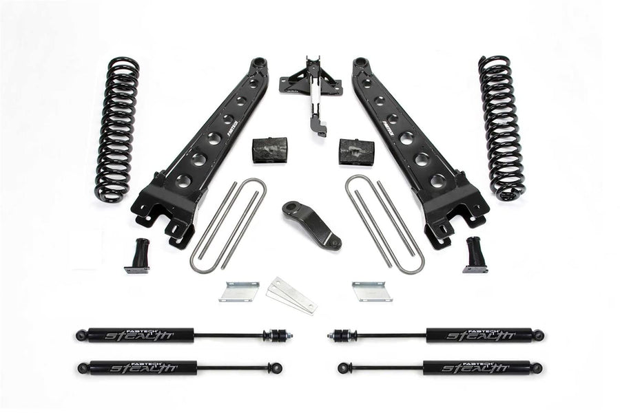 Fabtech Radius Arm Lift System K2282M 6 in Lift Incl. Coils and Stealth Monotube Shocks