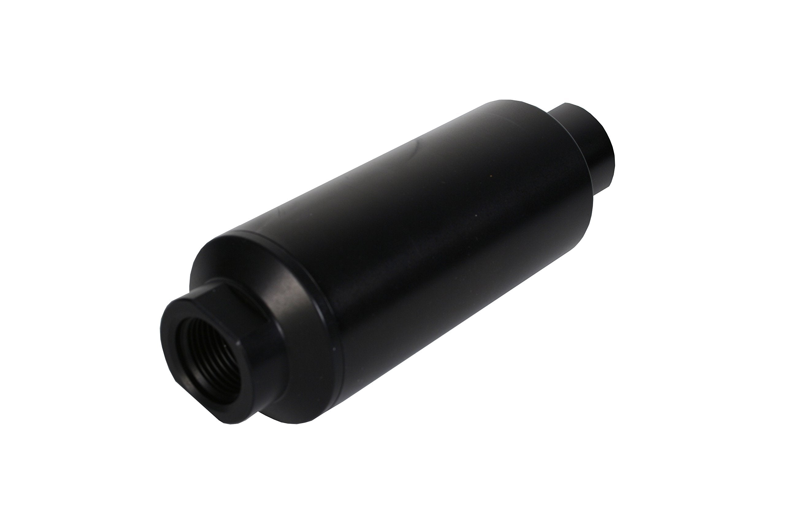 In-Line Aeromotive 12342 Filter, 40-Micron Stainless Mesh Element, ORB-12 Port, Nickel-Chrome, Pro-Series, 2-1/2" OD