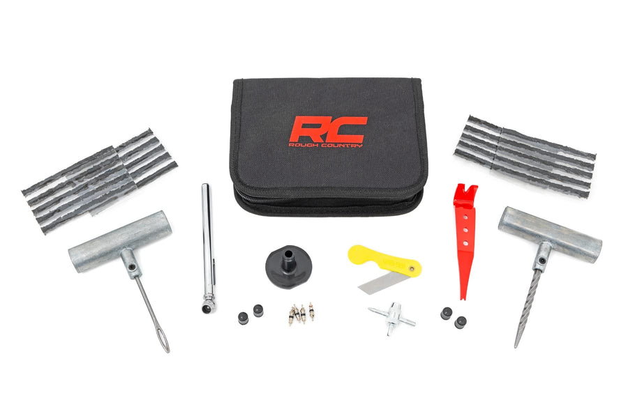 Emergency Tire Repair Kit Rough Country w/Carrying Case | 39 Pieces - 99060