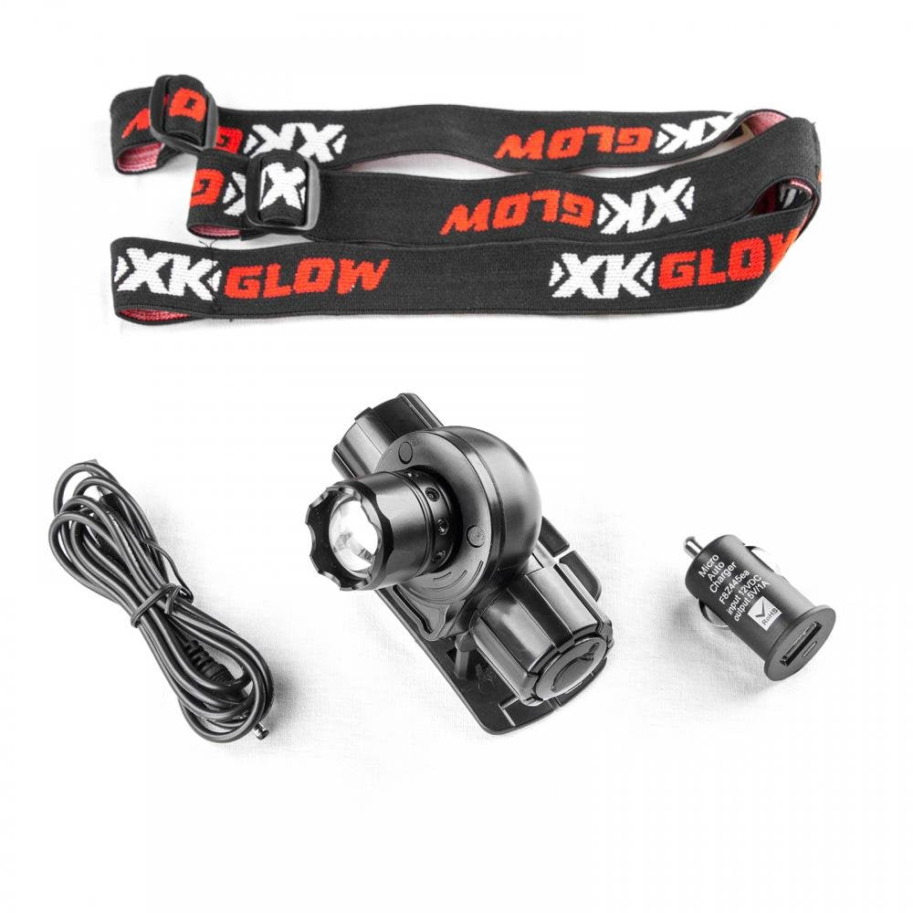 XKGLOW Green XK102001-G Hunting & Fishing Spot & Flood Retractable Lens CREE LED Headlight