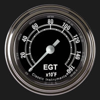 TR198SLF Classic Instruments Traditional 2-1/8" Pyrometer Full Sweep