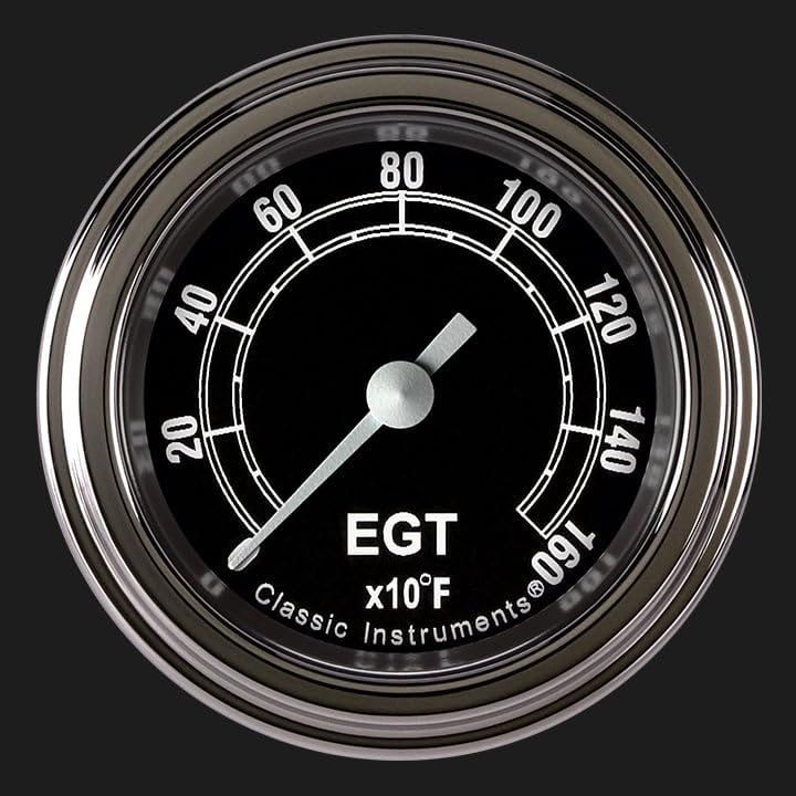 TR198SLF Classic Instruments Traditional 2-1/8" Pyrometer Full Sweep
