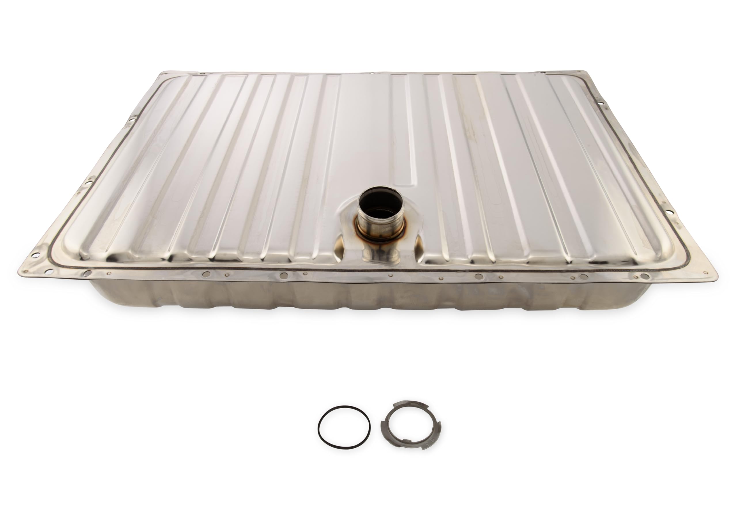 C5ZZ-9002-SS Scott Drake 1965-1968 Stainless Steel Fuel Tank With Drain Plug