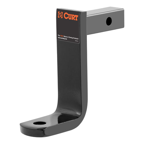 CURT 45028 Trailer Hitch Ball Mount Class 1, Fits 1-1/4-Inch Receiver, 2,000 lbs, 3/4-Inch Hole, 6-Inch Drop, 4-5/8-Inch Rise