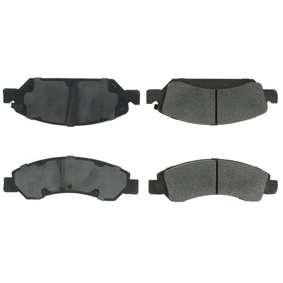 Posi Quiet Centric 105.09760 Premium Ceramic Disc Brake Pad Set with Shims For Select Lexus and Toyota Model Years