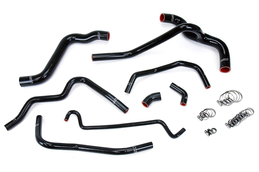 Black HPS 57-1400-BLK Silicone Radiator Coolant/Heater Hose Kit
