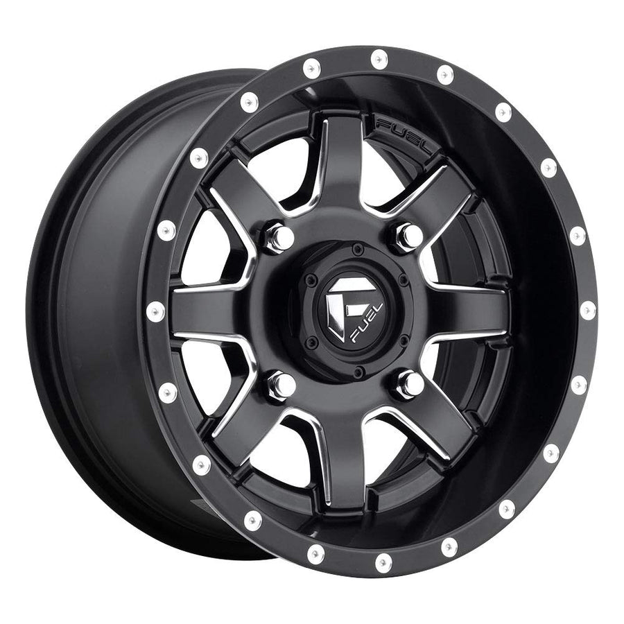 Maverick Fuel Utv 15x7 4x137 13et Matte Black Milled Wheel