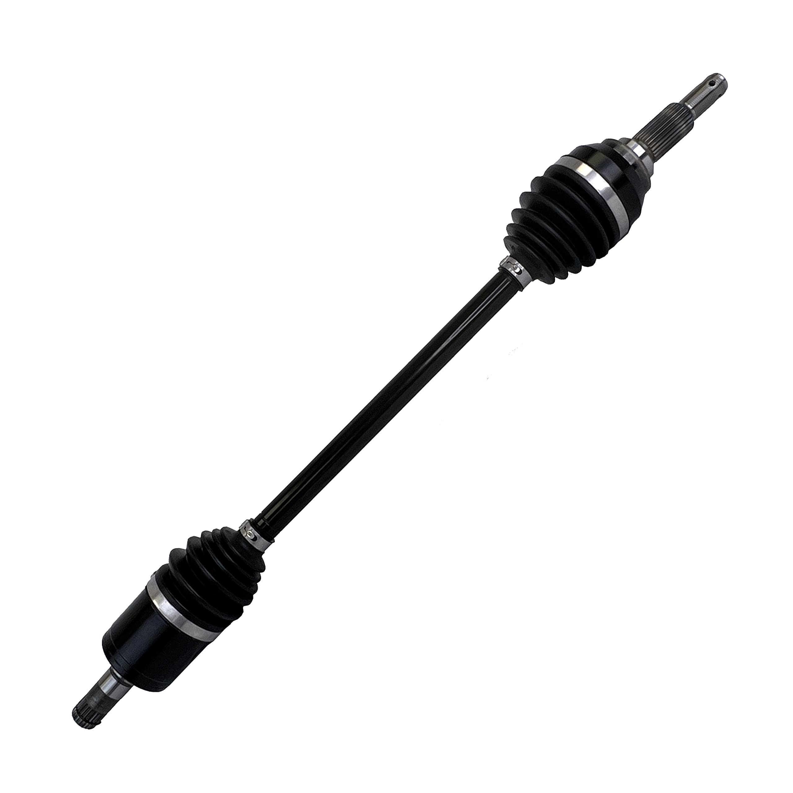 Front Left Rugged Performance Axle for (2018-19) John Deere Gator XUV, Stainless-Steel Clamps Coated for High Protection & Machined Heat Treated for Long Life, Easy Install OEM: AM146257/AUC13793
