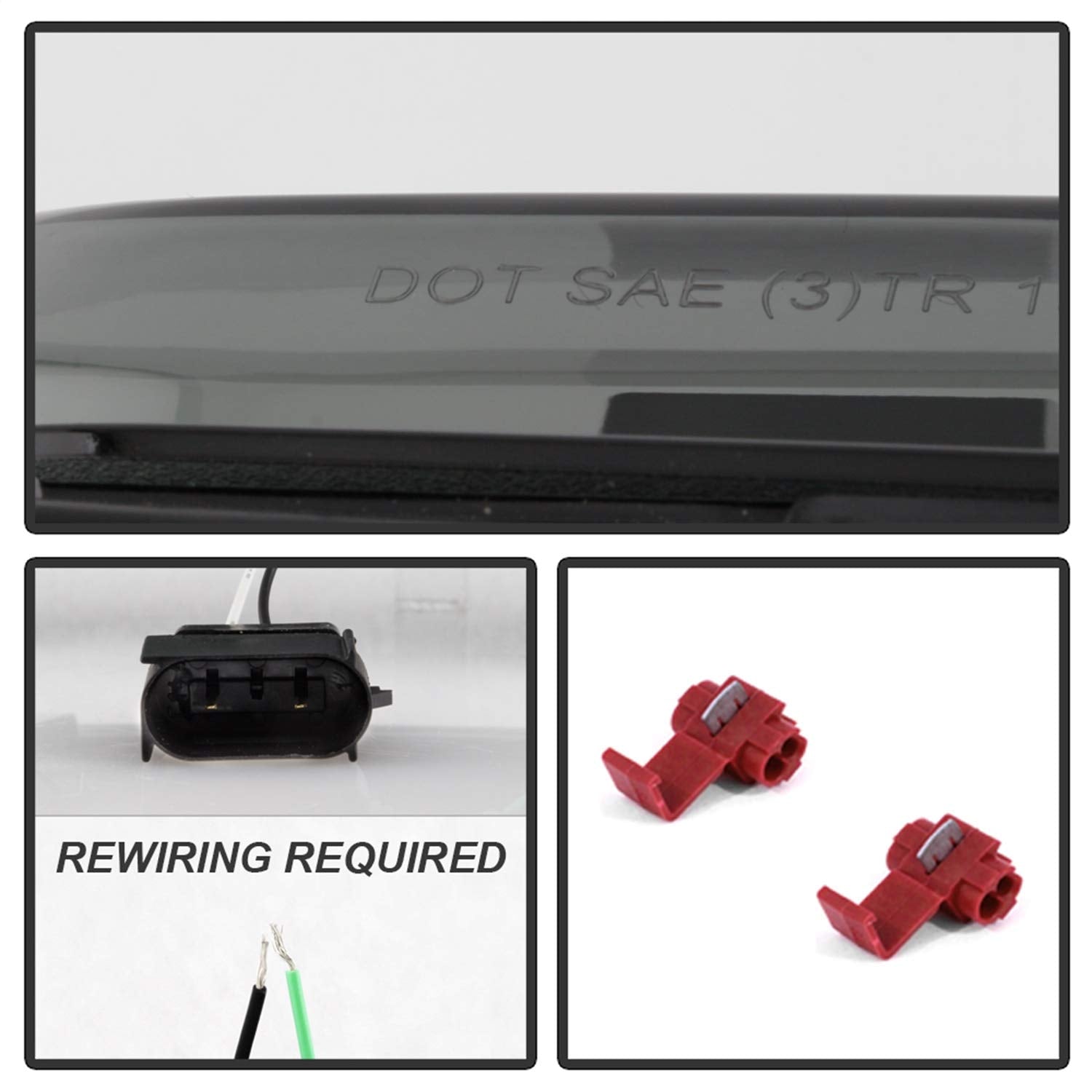 LED Tail Lights Spyder (ALT-YD-FM15RED-REV-BSM)