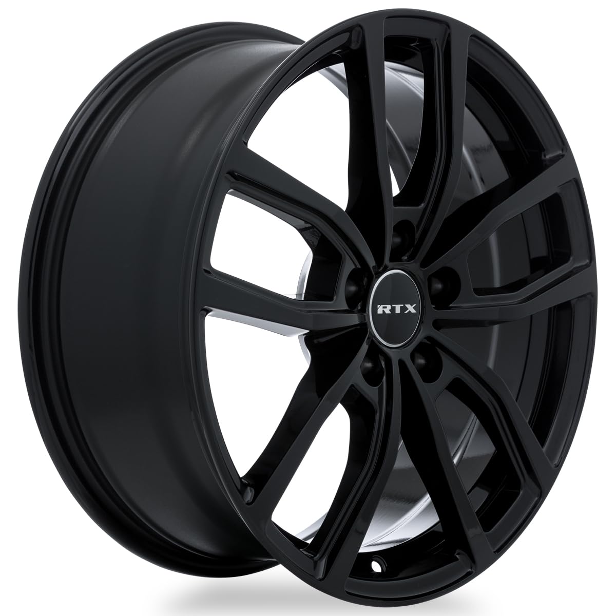 Custom RTX Wheel - 18x7.5, 38 Offset, 5x114.3 Bolt Pattern, 60.1mm Hub - Gloss Black Rim