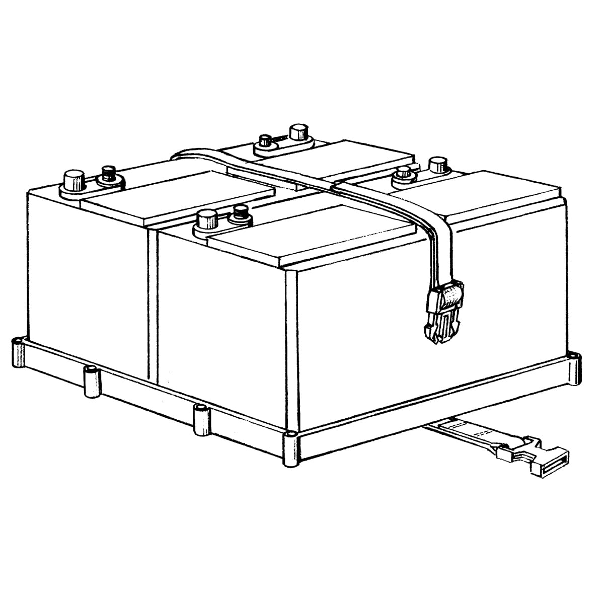 Dual Holder Tray T-H Marine Supplies Boating Battery Chargers