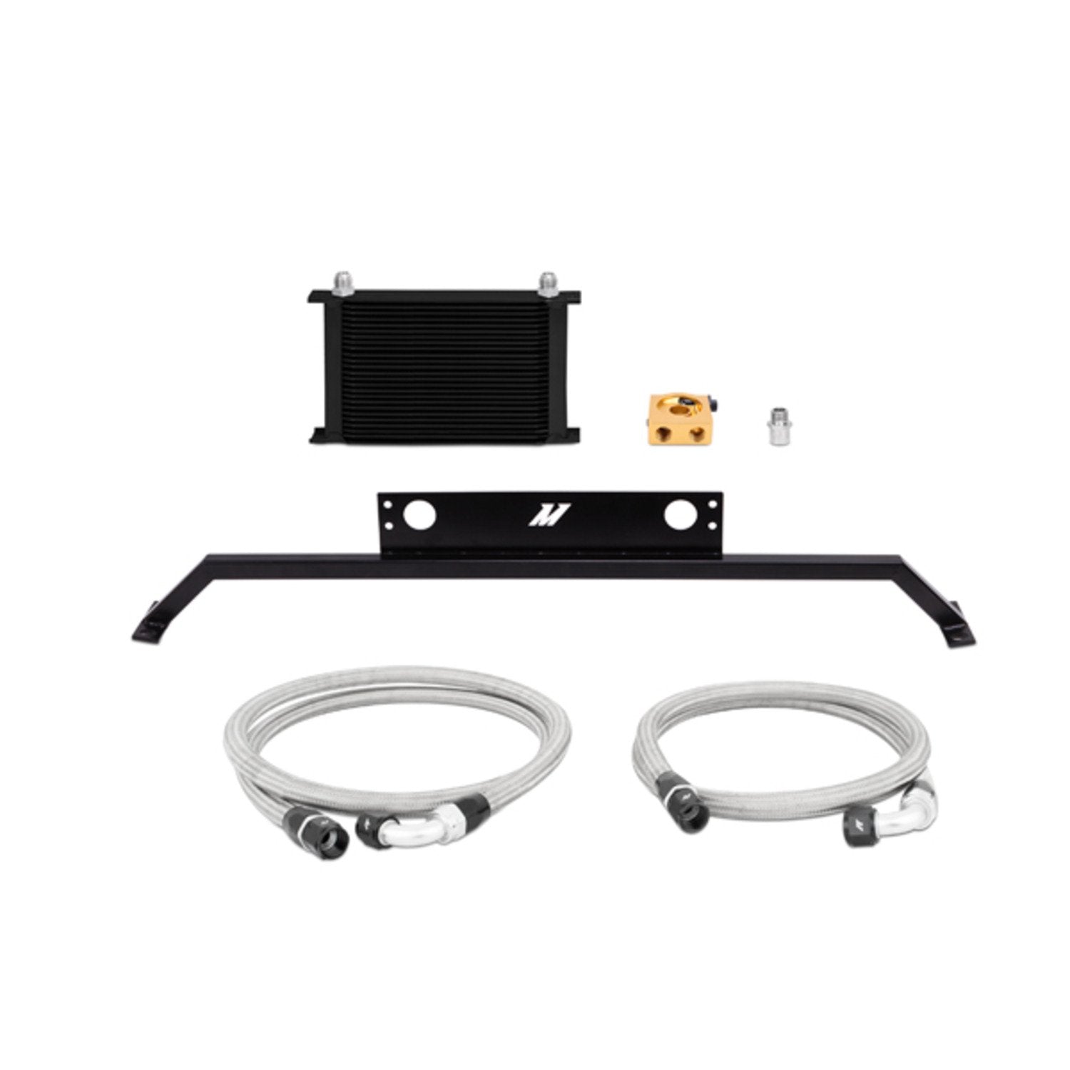 Mishimoto Oil Cooler Kit MMOC-MUS-11TBK Fits Ford Mustang 5.0 2005-2014 Black