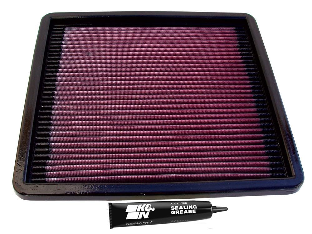 K&N Air Filter Engine: Reusable, Clean Every 75,000 Miles, Washable, Premium, Replacement Car Filter: Compatible with 1985-2003 MAZDA (RX-7, RX-7 II, RX-7 III, Luce), 33-2017